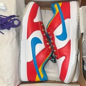 Nike Mens Dunk Low DH8009 600 "Lebron James - Fruity Pebbles - Size 12